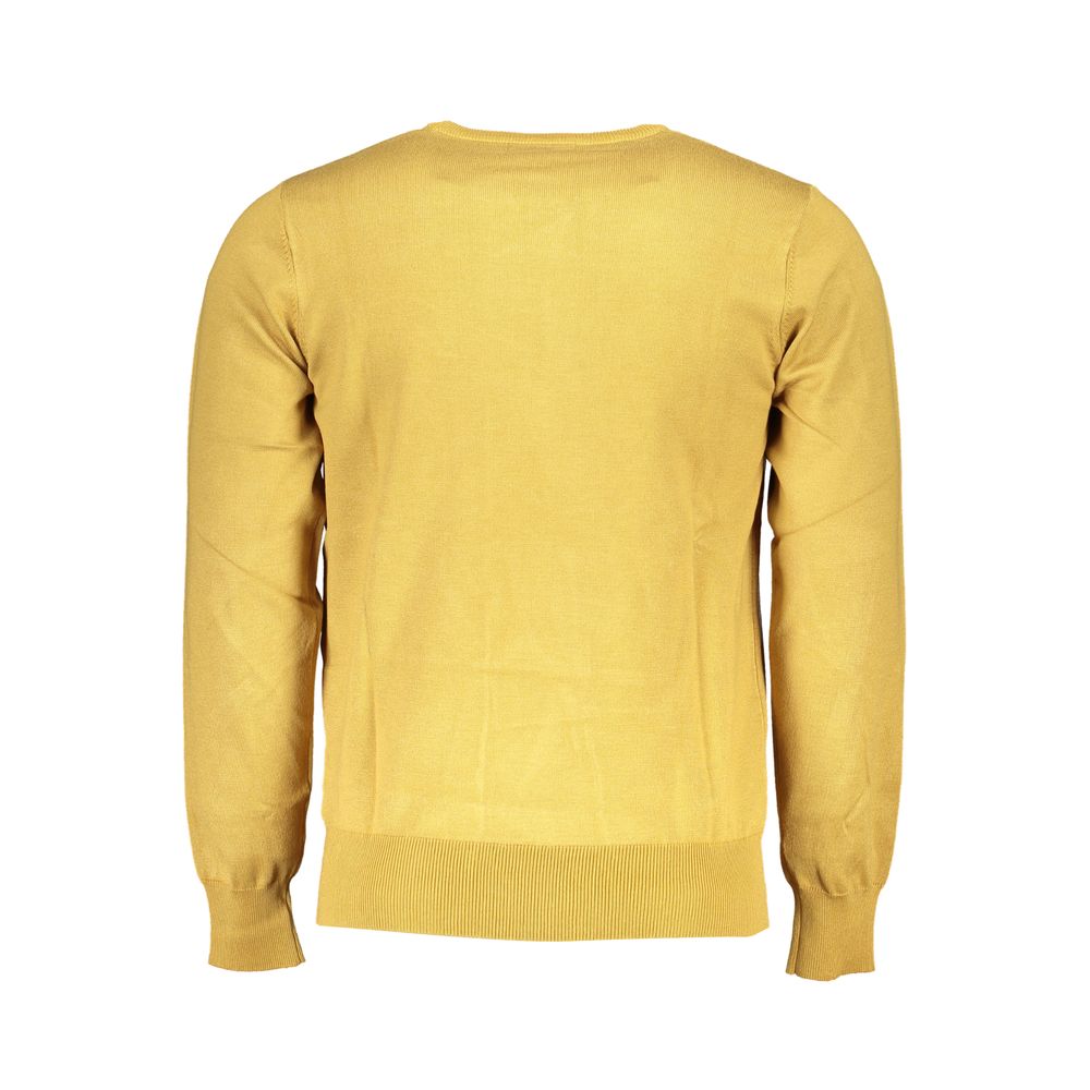 Sweatshirt by U.S. Grand Polo for men in nylon & viscose yellow presents a smart casual silhouette, featuring a smart casual and for a sophisticated look.