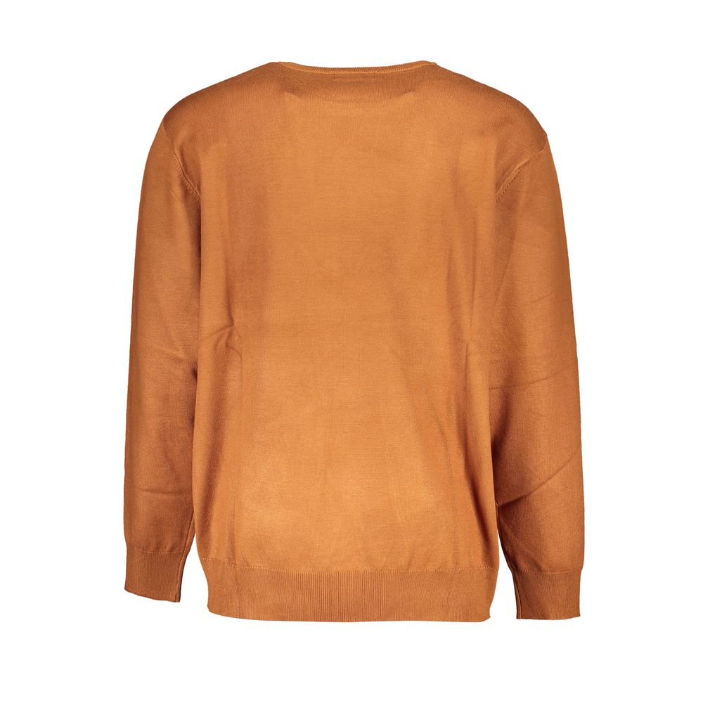 Sweatshirt by U.S. Grand Polo for men in nylon & viscose brown & red features an enviable silhouette, showcasing a premium and refined for a truly enviable finish.
