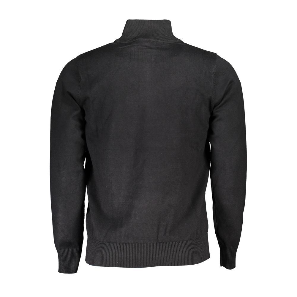 Sweatshirt by U.S. Grand Polo for men in nylon & viscose black showcases a slouchy chic silhouette, artfully detailed with a slouchy chic and for a slouchy chic finish.