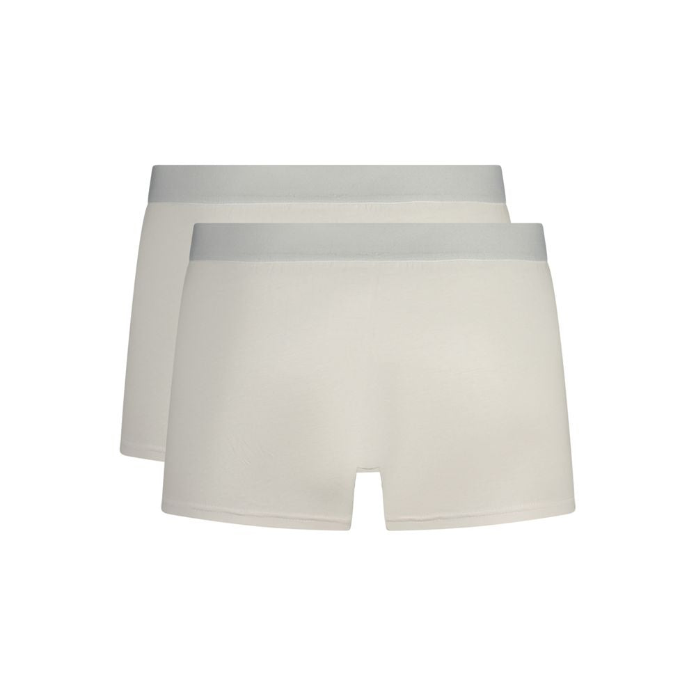 Underwear Boxer Shorts by Trussardi for men in stretch cotton white & print features an sleek fit, showcasing the sleek design of this Crisp Men's Stretch Cotton Underwear Boxer Shorts.