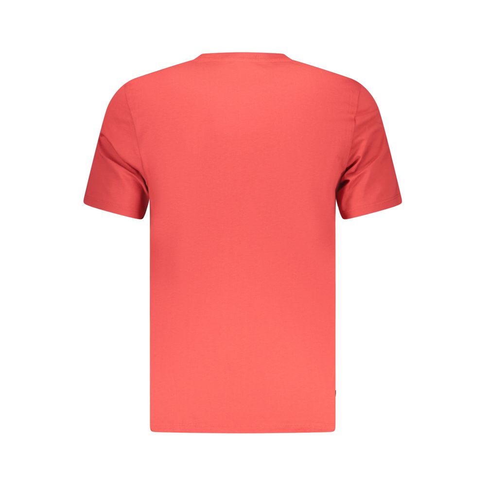 Timberland Red Cotton Men's T-Shirt
