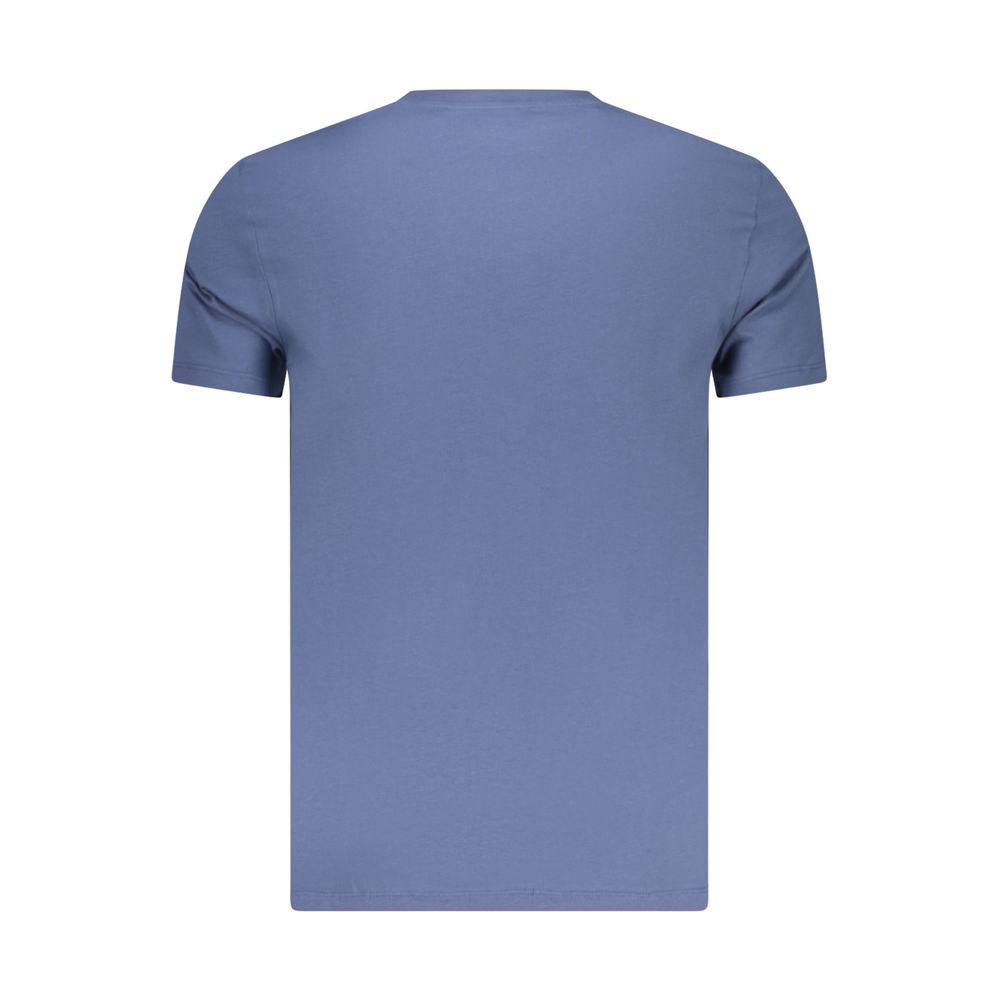 Timberland Blu Cotton Men T-Shirt