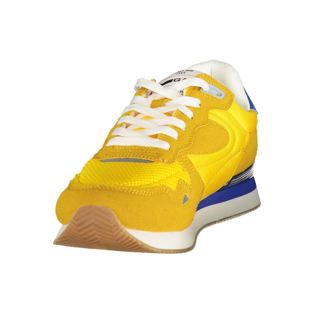 Gas Yellow Polyurethane Men Sneaker