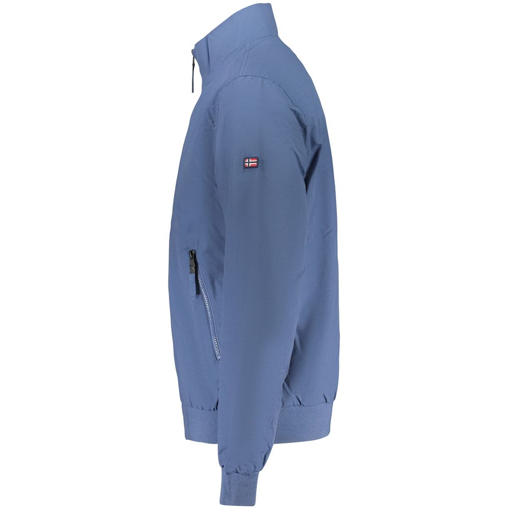 Norway 1963 Men's Polyamide Cotton Windbreaker Jacket - Blue