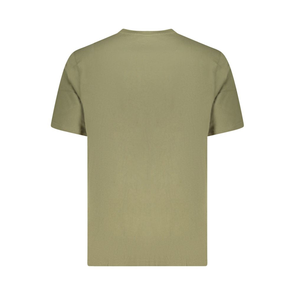 Activewear T-Shirt by Converse for men in cotton green features an contemporary design with , a length, and a contemporary .