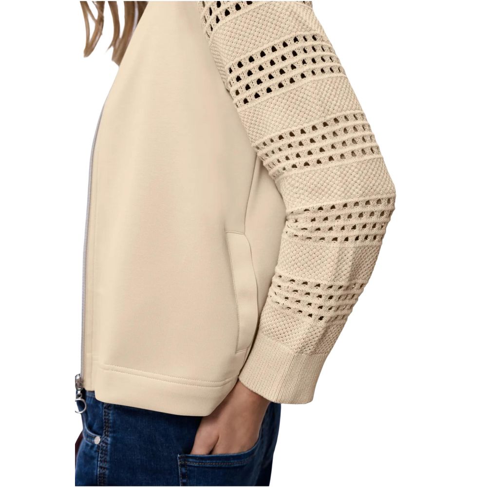 Street One Beige Modal Sweatshirt