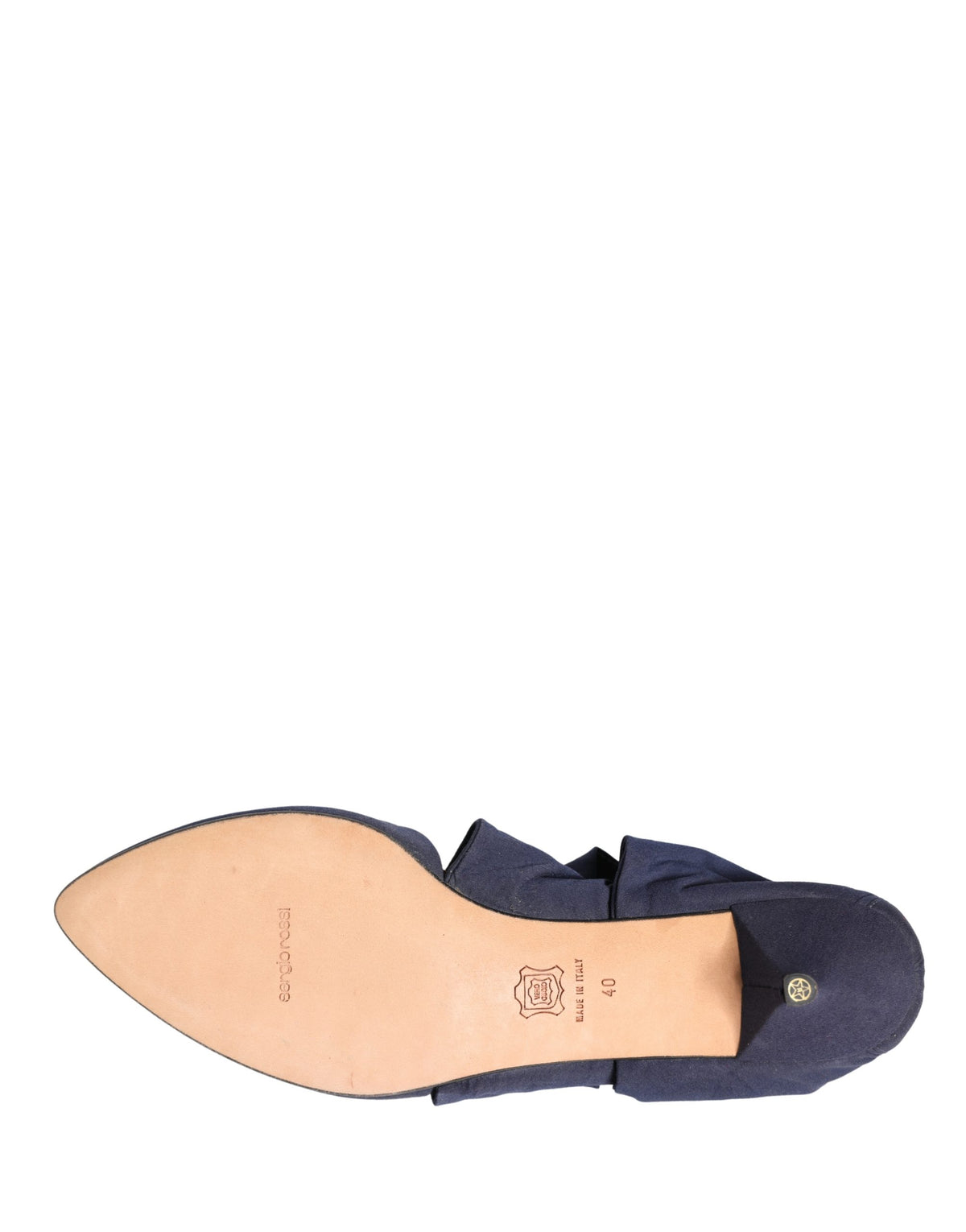 Dolce & Gabbana Women's Leather & Cotton Sock Ankle Boots - Blue