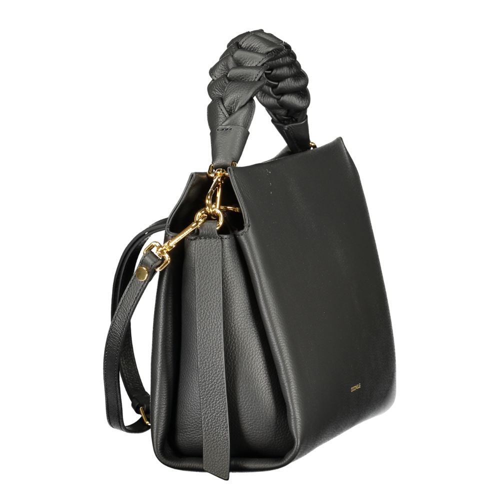 Handbag by Coccinelle for women in leather black presents a ornamental silhouette, showcasing a secure , ample , and versatile for a ornamental finish.