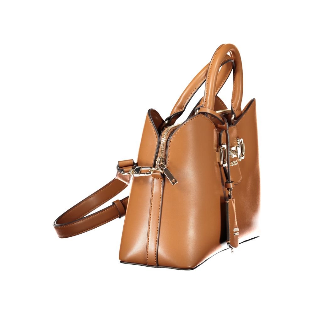 Guess Jeans Marrone Poliuretano Women Handbag