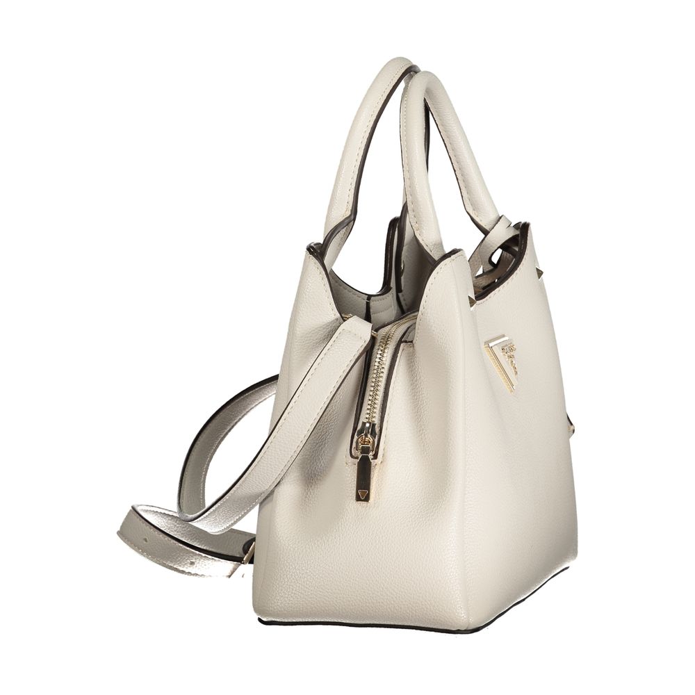 Guess Jeans Polyurethane Handbag - Gray