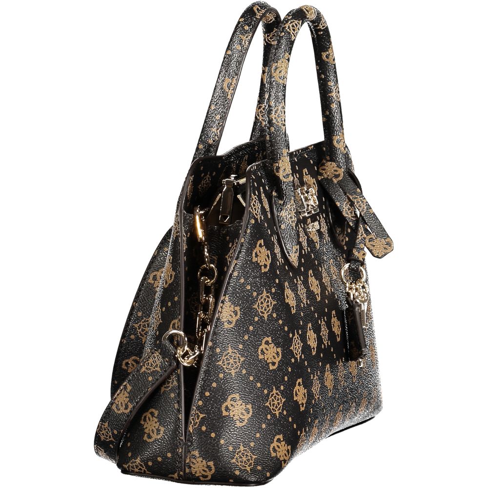 Guess Jeans Emelie Essence Logo Bag Polyurethane Handbag - Brown