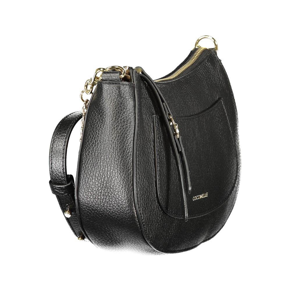Coccinelle C Easy Leather Handbag - Black Signature