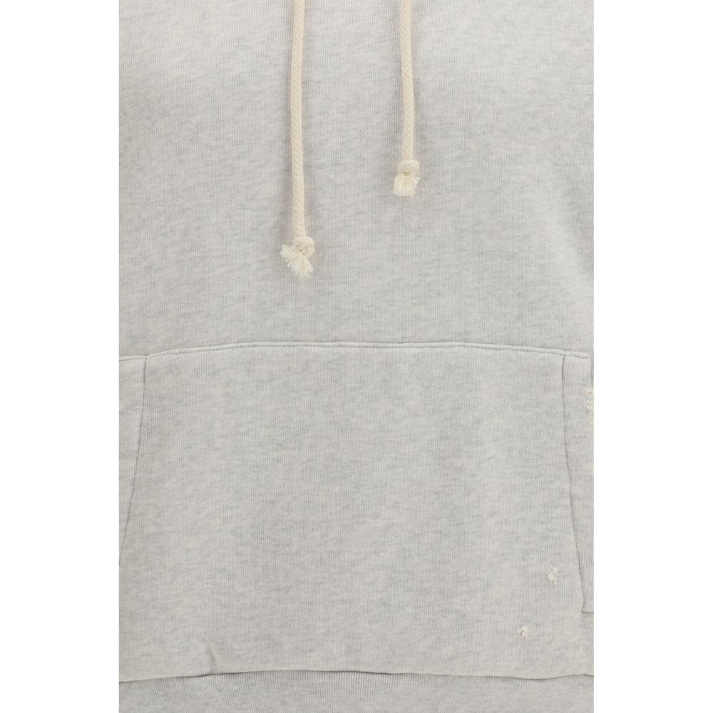 Sweatshirt Hoodie by Golden Goose for women in cotton black, gray, white & signature features a edgy silhouette, detailed with a edgy and for a refined finish.