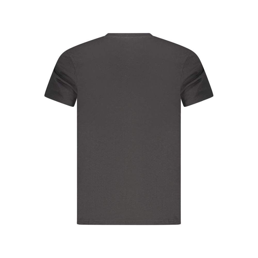 T-Shirt by Ellesse for men in cotton black showcases a unassuming silhouette, artfully detailed with a refined and unassuming for a sophisticated, contemporary look.
