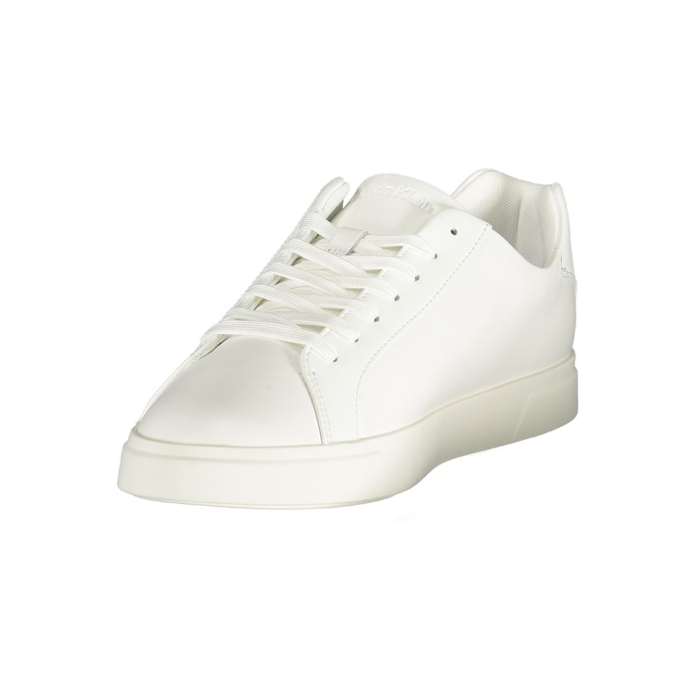 Calvin Klein Bianco Polyurethane Men Sneaker