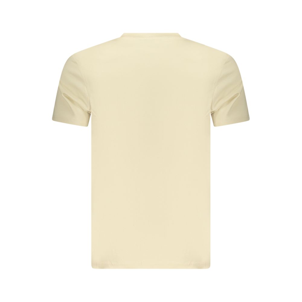 T-Shirt by Ellesse for men in cotton beige features an on trend silhouette, perfectly showcasing a on trend and for an elevated aesthetic.