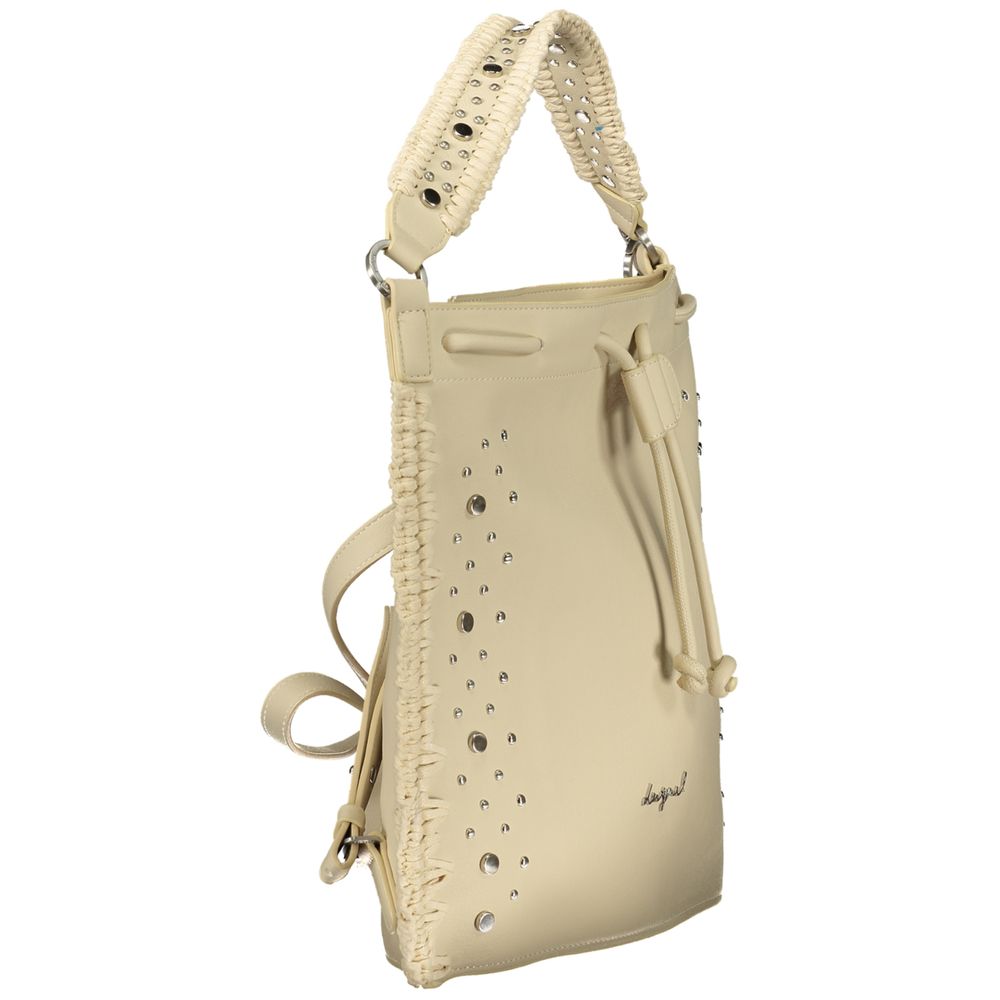 Desigual Polyurethane Backpack - White
