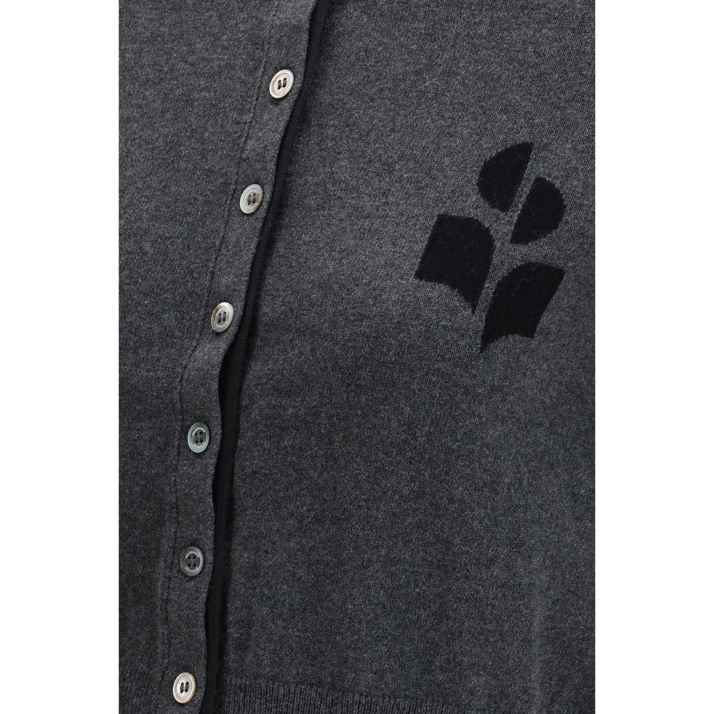 Marant Etoile Gray Cotton Cardigan