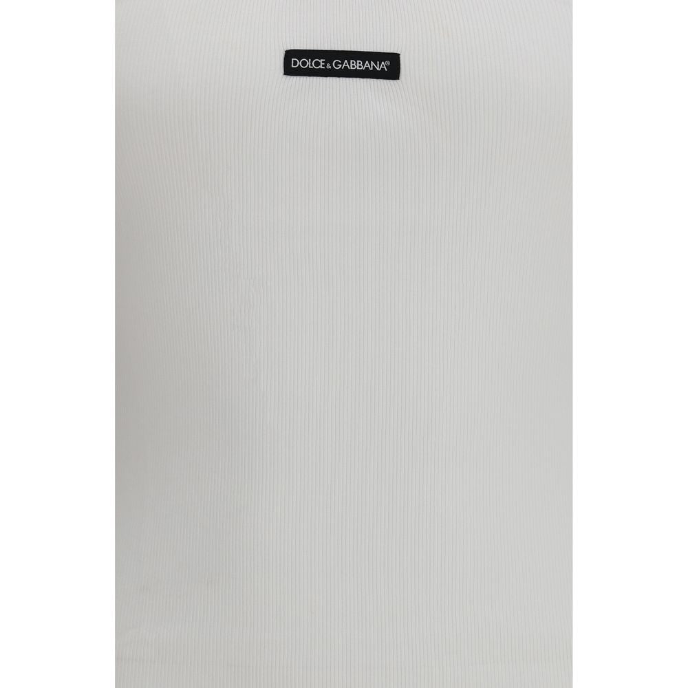 Dolce & Gabbana White Cotton Top