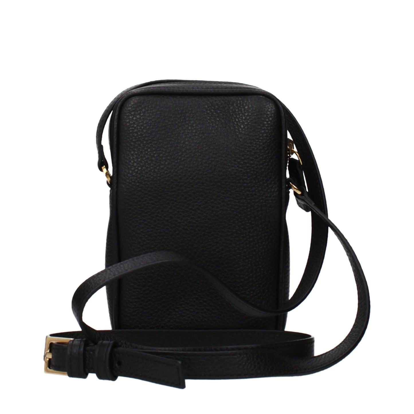 Versace Black Leather Crossbody Bag
