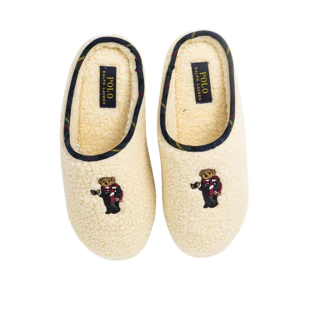 Ralph Lauren Beige Cotton Slippers