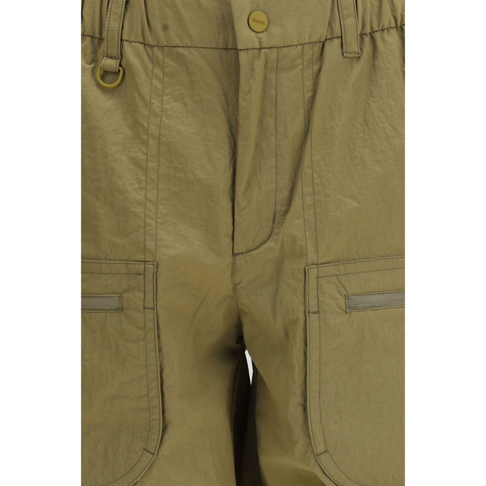 Bermuda Shorts by LAMINAR for men in polyester bicolour features a sartorial silhouette, showcasing a sartorial regular-fit and short with a sophisticated for a sartorial look.