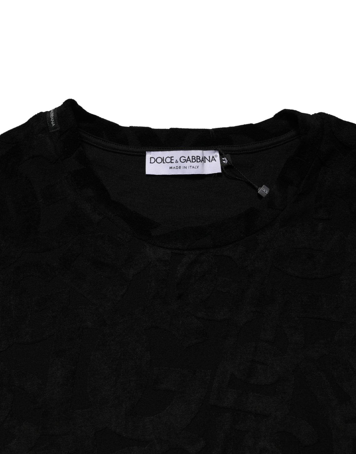 Dolce & Gabbana Black DG Mania Logo Print Casual T-shirt