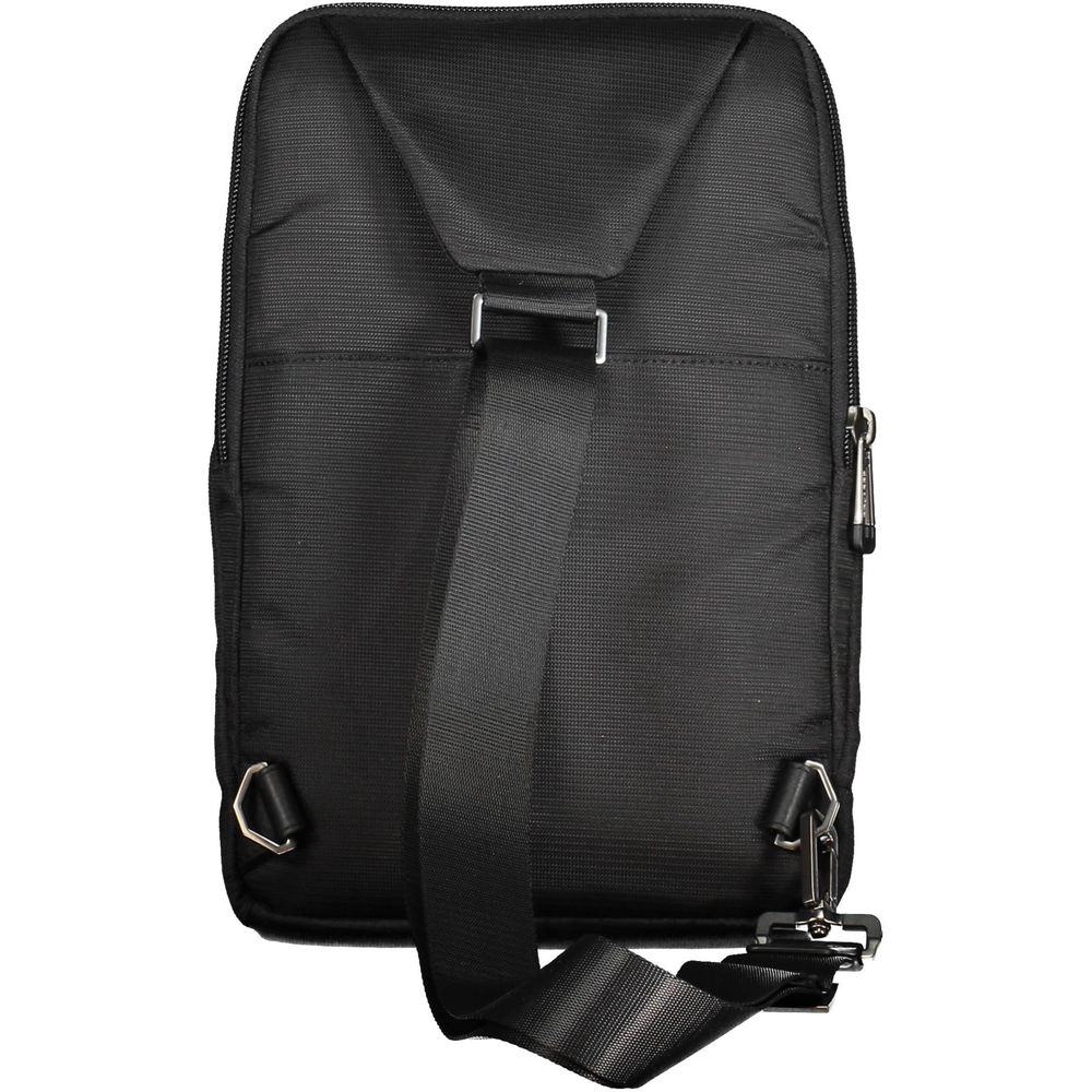 Piquadro Polyamide & rPET Small Shoulder Bag - Black