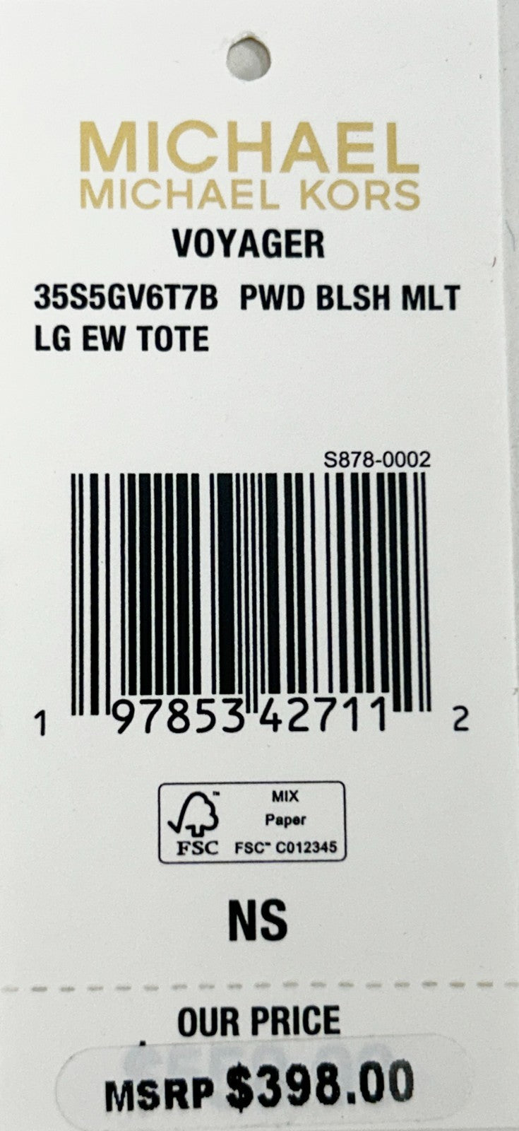 Michael Kors Voyager Large East West Tote Bag Purse