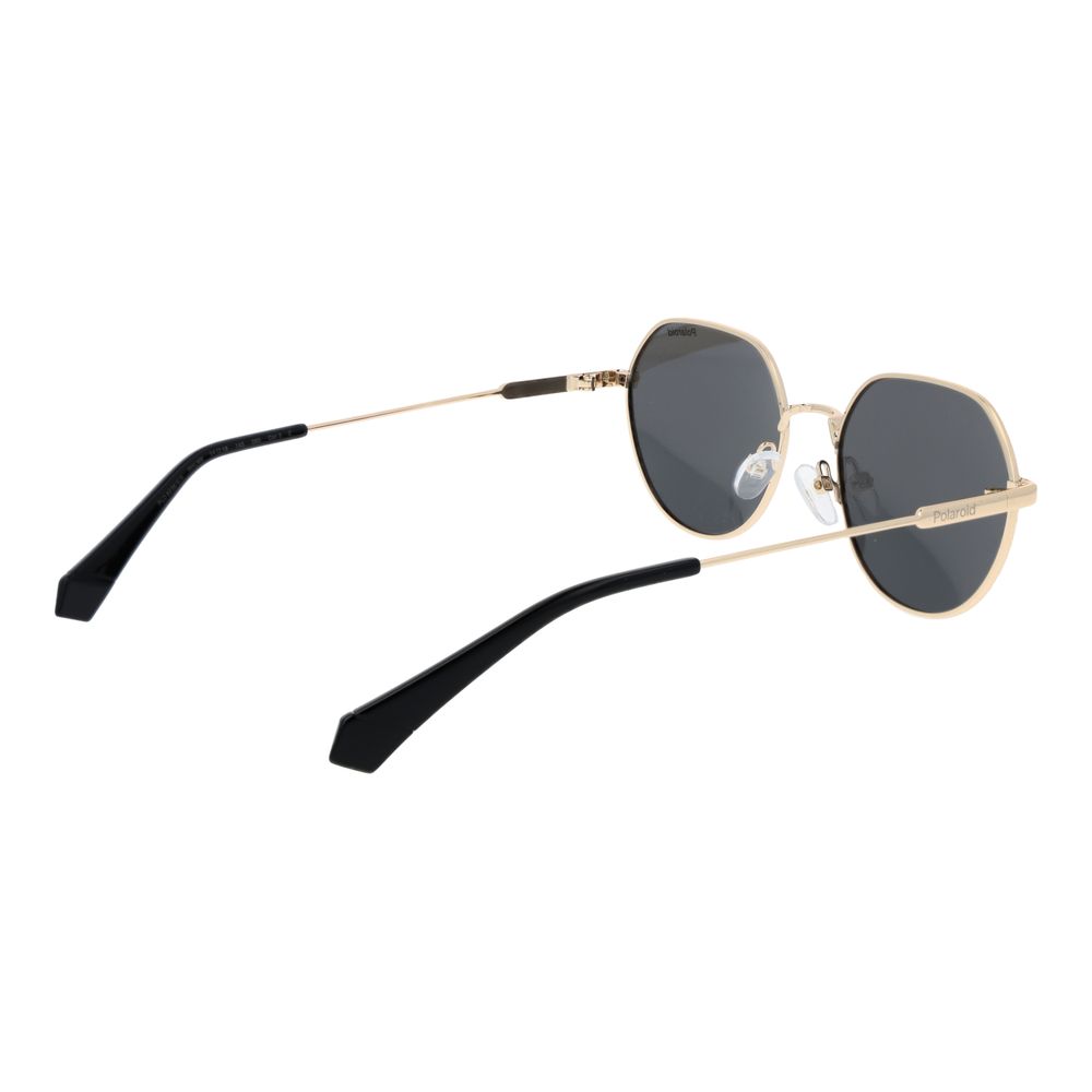 Polaroid Gold Metal Sunglasses