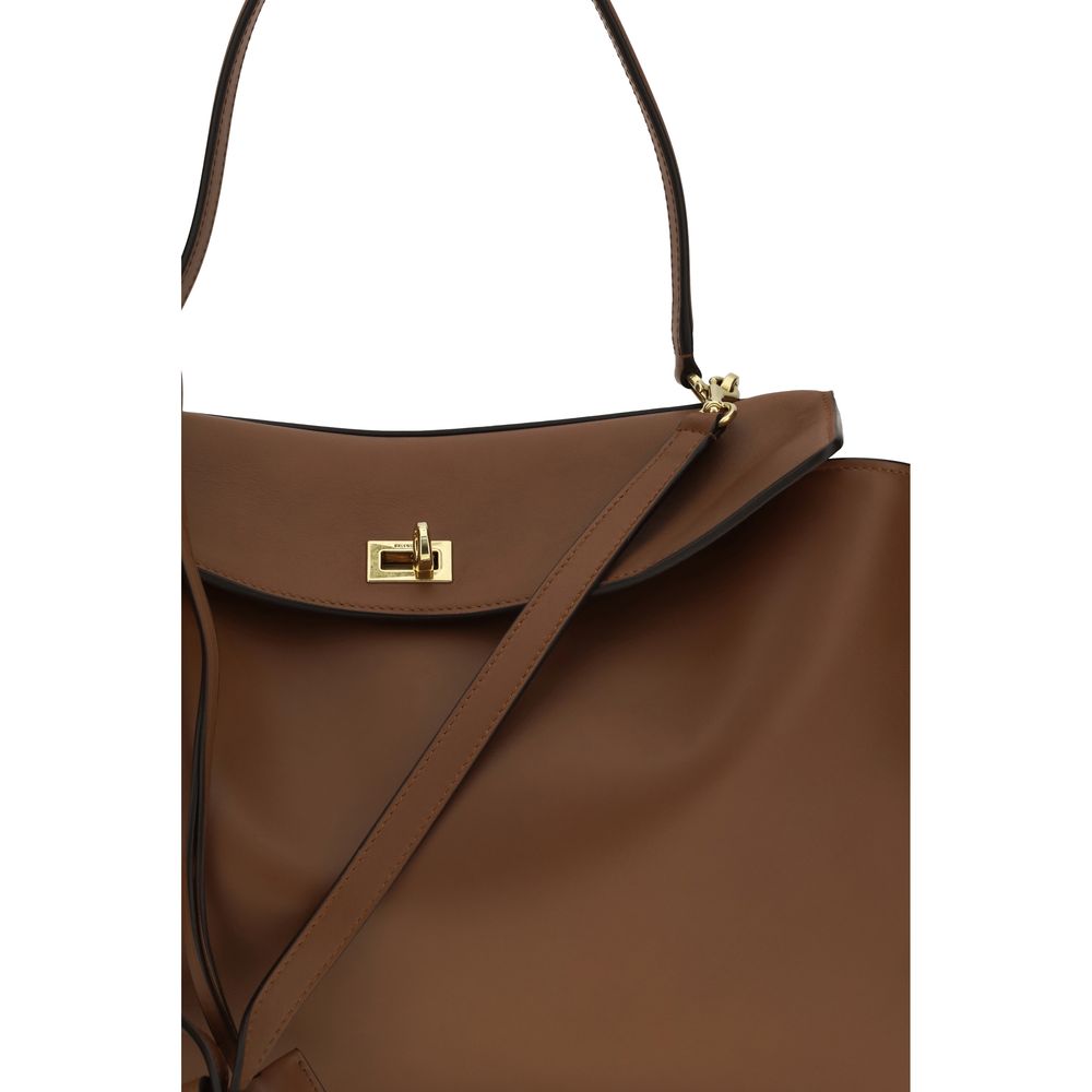 Balenciaga Rodeo Bos Taurus Calf Leather Shoulder Flap Bag - Brown
