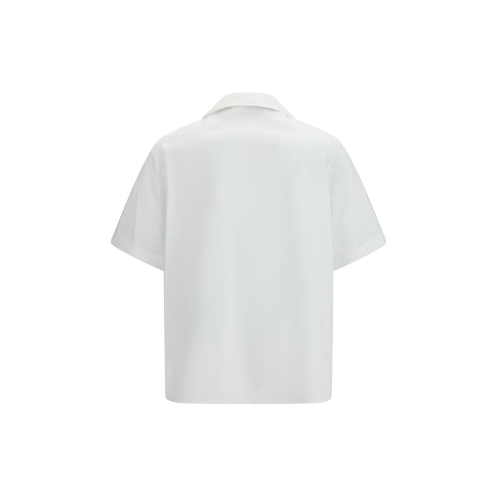 Shirt by Valentino Garavani for men in cotton white & signature features an polished silhouette, showcasing a sophisticated and detail for a truly polished finish.