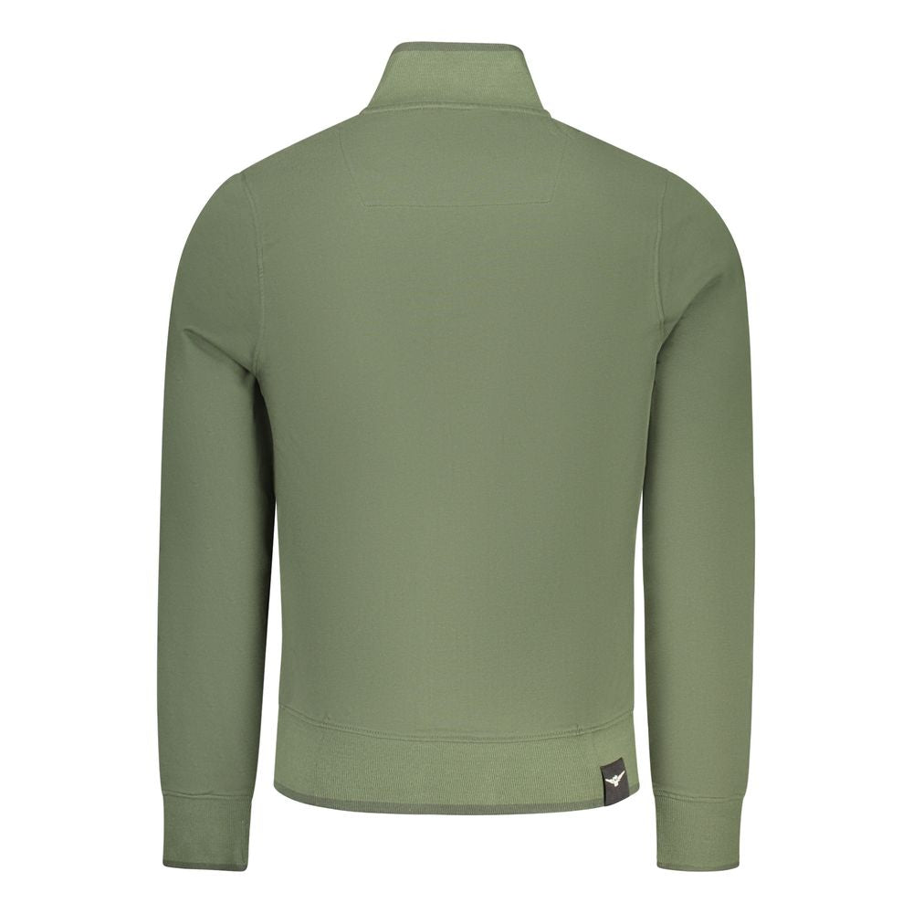 Accademia Militare Verde Cotton Mens Sweatshirt
