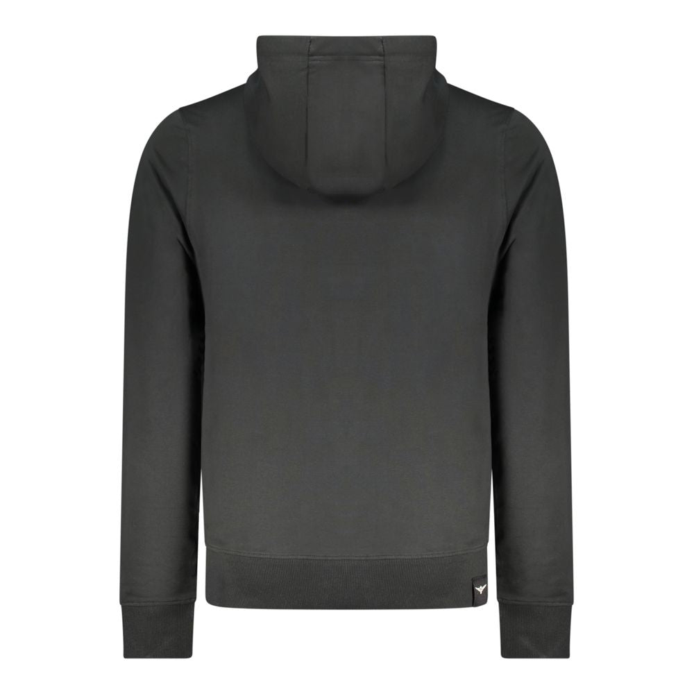 Sweatshirt by Accademia Militare for men in cotton black features a unrivaled silhouette with a refined and unrivaled detailing for a sophisticated look.