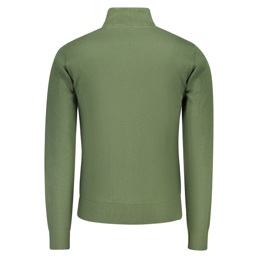 Hooded Sweatshirt Hoodie by U.S. Grand Polo for men in polyamide polyester & cotton black, green & print features an dramatic silhouette, showcasing a sophisticated hooded neckline and dramatic for a refined, modern aesthetic.