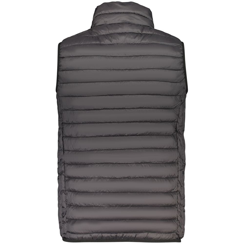 Vest by U.S. Grand Polo for men in stretch polyester cotton black, blue & print features a enviable silhouette, elegantly detailed with a enviable and functional for a enviable finish.