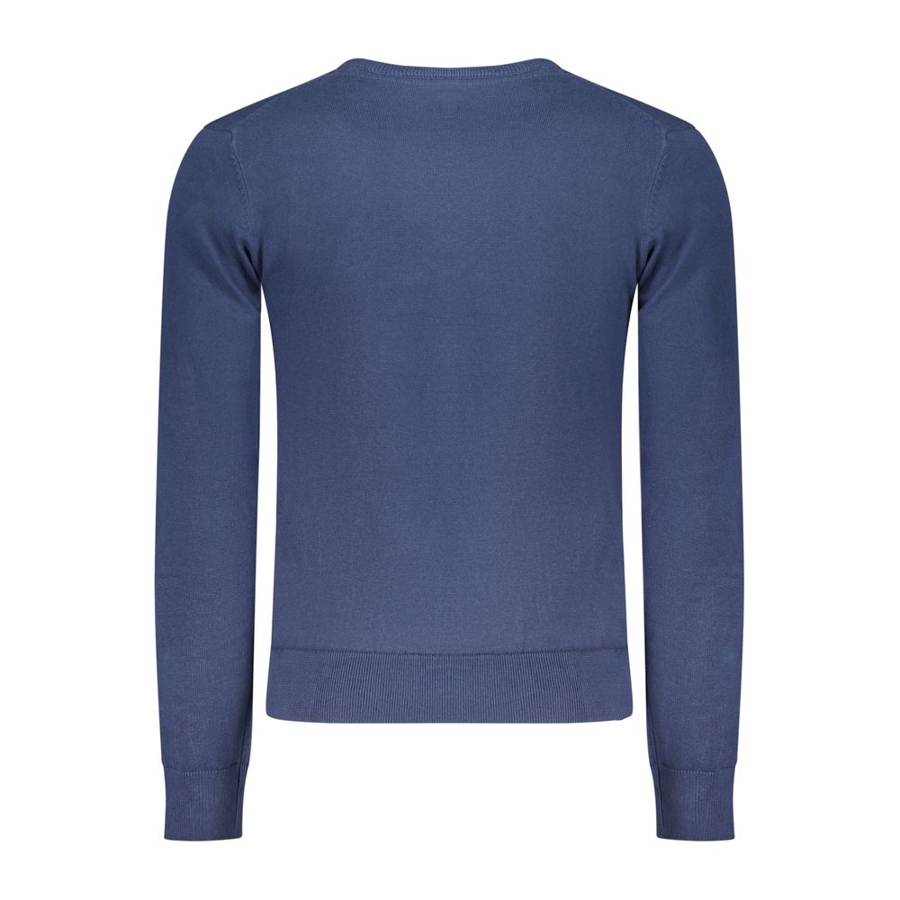 Sweatshirt by U.S. Grand Polo for men in cotton blue & signature features an exquisite silhouette, showcasing and crew neckline details for a exquisite look.