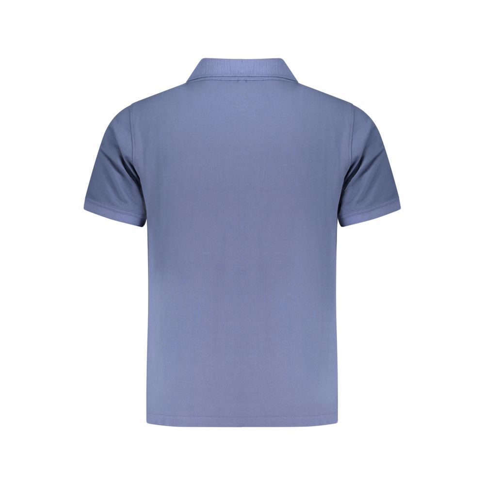 Polo Shirt by Pepe Jeans for men in cotton blue presents a sleek silhouette, featuring a refined and for a sleek finish.