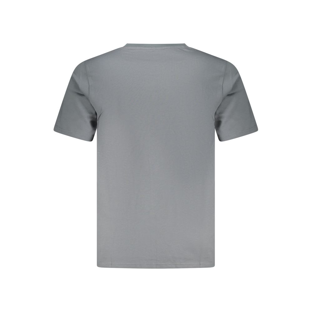 Activewear T-Shirt by Converse for men in cotton gray features an contemporary design with , a length, and a contemporary .