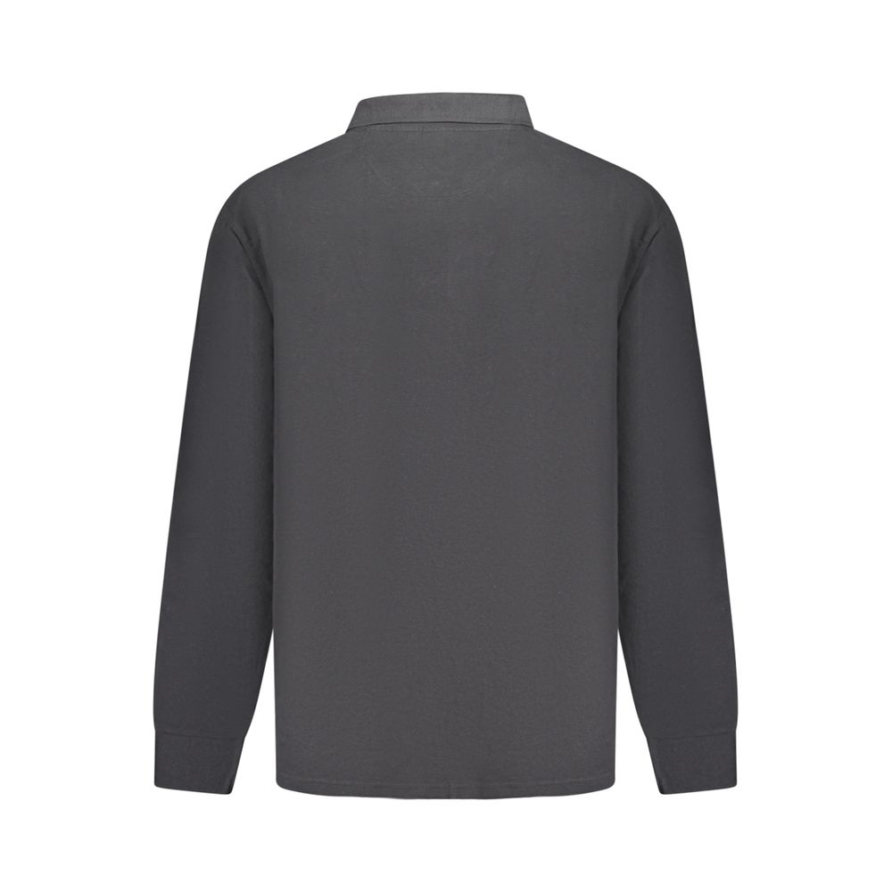 Polo Shirt by North Sails for men in cotton black & signature showcases a enviable silhouette, featuring a refined and for a enviable finish.