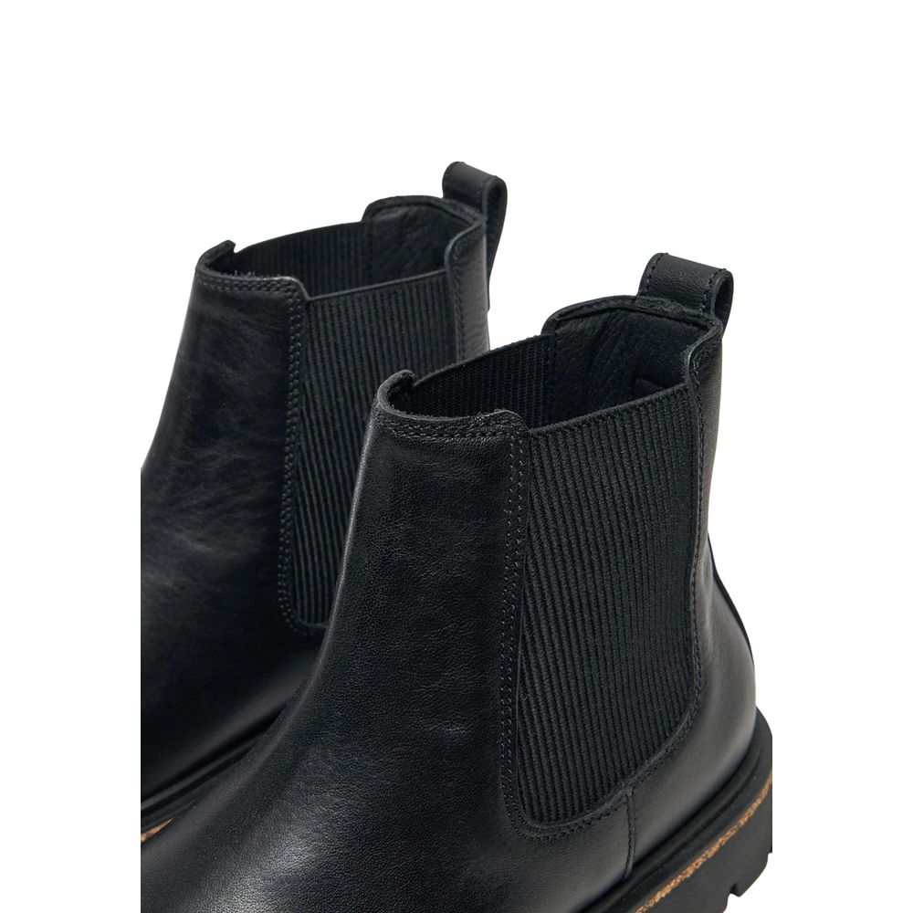 Birkenstock Women's Leather Ankle Winter Boots - Black