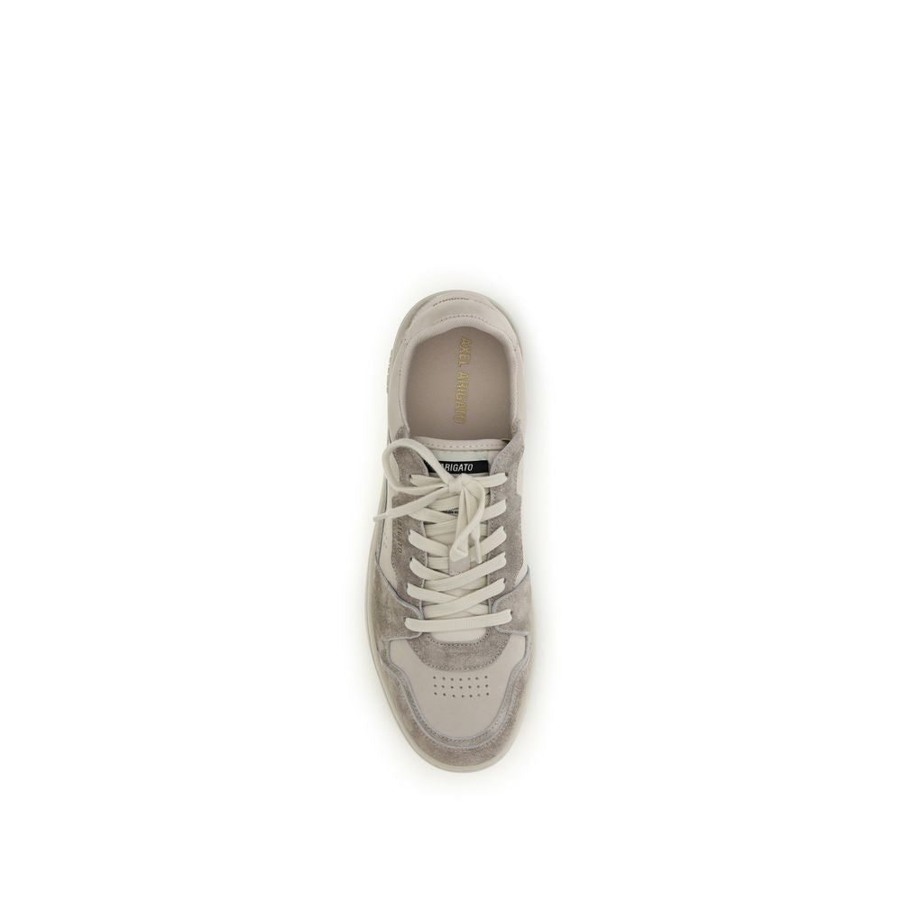 Axel Arigato Men's Low Top Bos Taurus Calf Suede Leather Sneakers - Gray Monogram