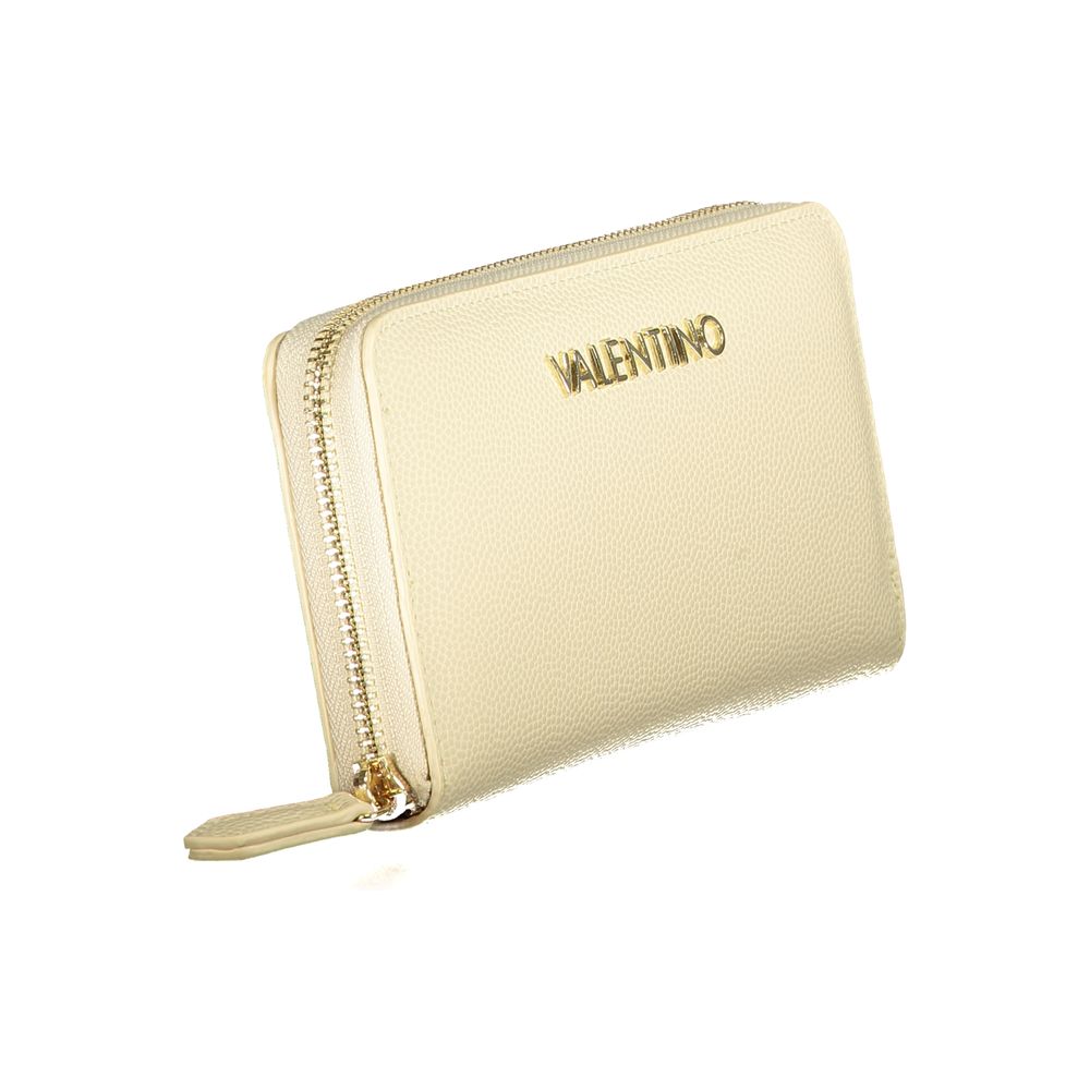 Mario Valentino Polyethylene Cardholder Wallet - Beige