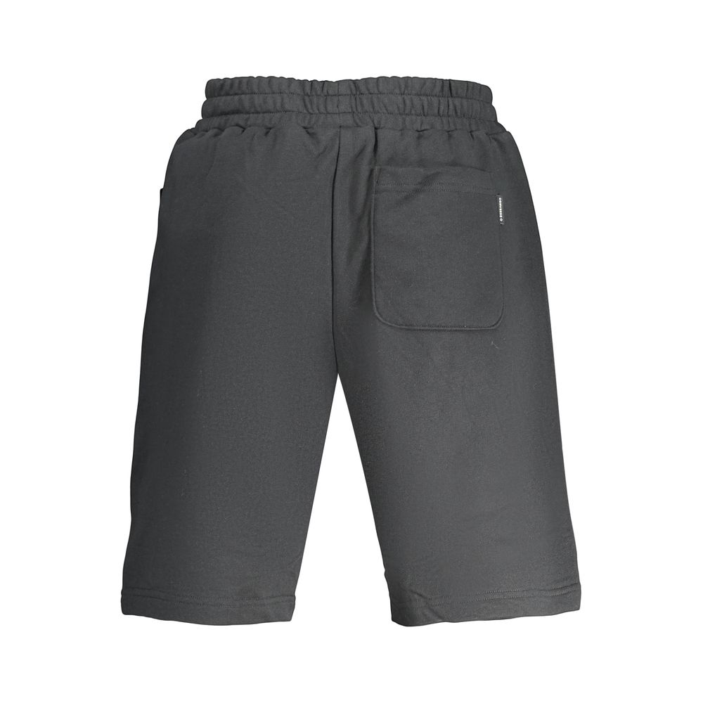 Activewear Shorts by Converse for men in cotton black features a dynamic silhouette with a regular-fit , showcasing adjustable-waistband in a premium short cut for high-performance style.