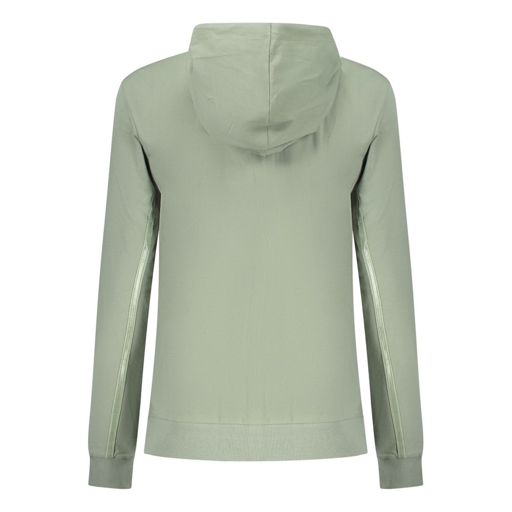 Hooded Sweatshirt Hoodie by Freddy for women in cotton green features an luminous silhouette, showcasing a sophisticated hooded neckline and for a truly luminous look.