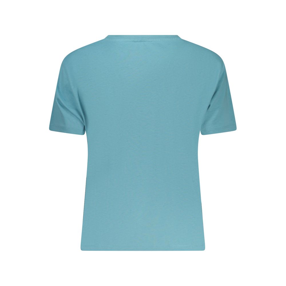 Activewear T-Shirt by Freddy for women in cotton blue & print features an contemporary design with , a length, and a contemporary .