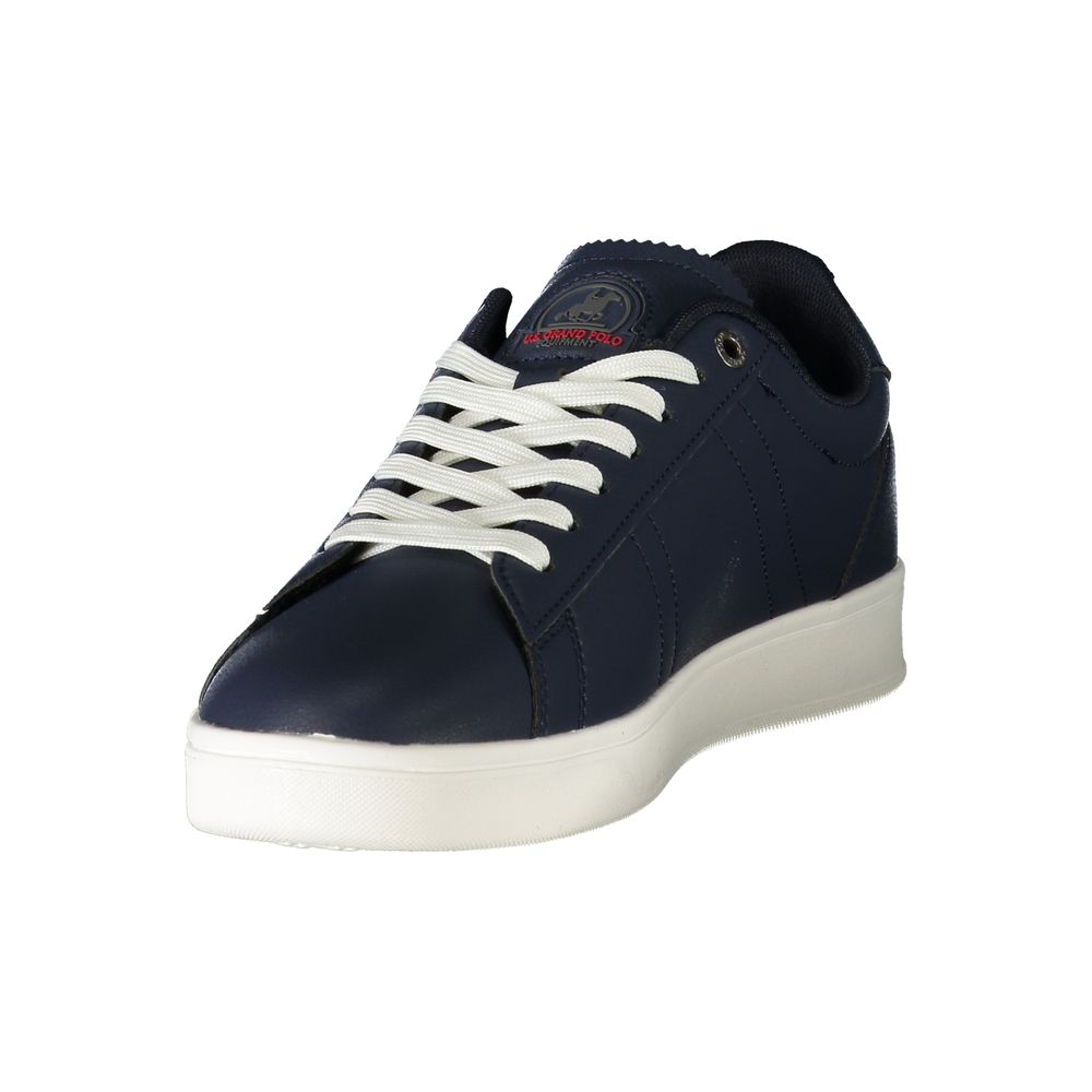 Athletic Sneakers U.S. Grand Polo men polyester & polyurethane blue & print featuring a avant-garde Men's Athletic Polyester & Polyurethane Sneakers design with a avant-garde athletic style for a refined finish.