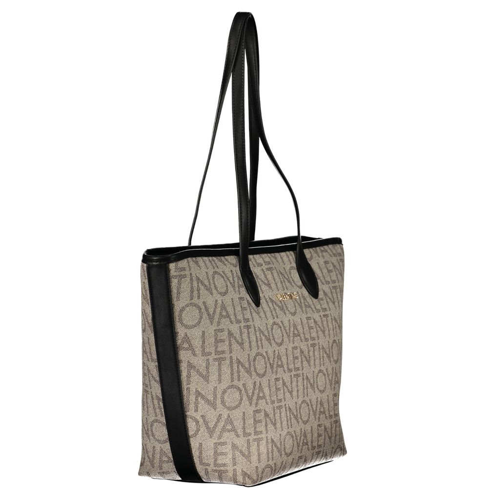 Mario Valentino Polyethylene Shoulder Handbag - Beige Signature