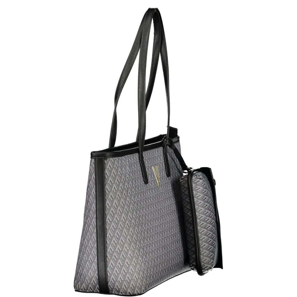 Mario Valentino Polyethylene Pouch Handbag - Black Signature