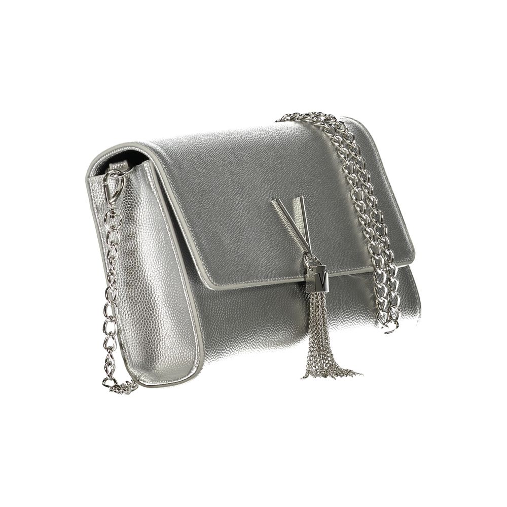 Mario Valentino Gray Polyethylene Handbag